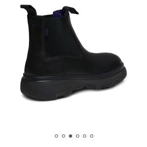 Burberry Dark Leather Boots